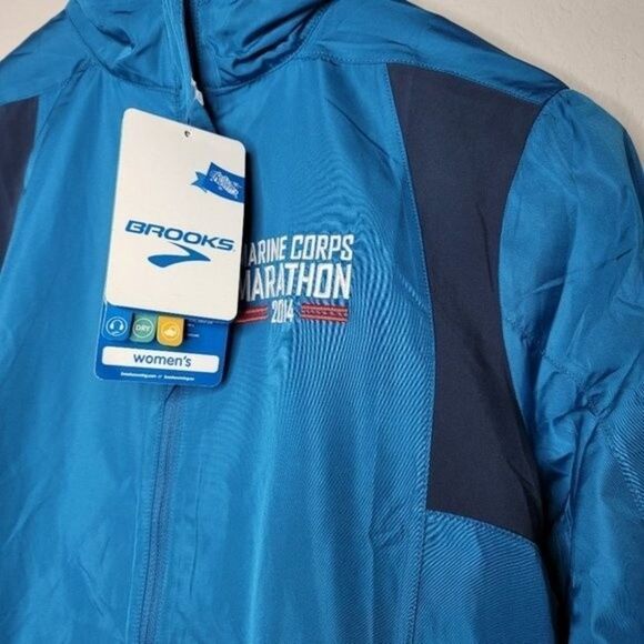 Brooks Marine Corps 2014 Windbreaker Jacket Medium - Picture 8 of 15